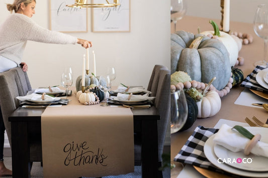 Crafting Your Thanksgiving Table - Cara & Co Craft Supply