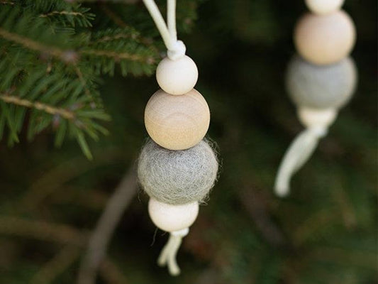 Felt & Bead Ornament - Cara & Co Craft Supply