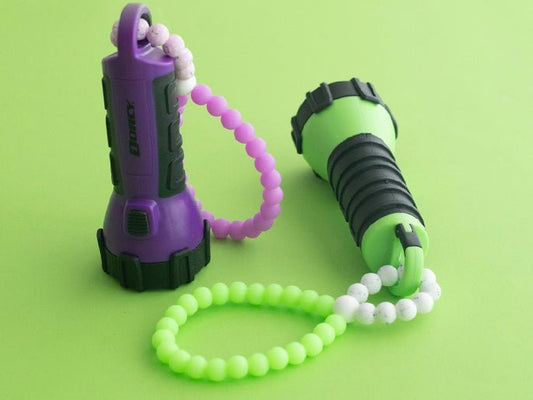 Glow-in-the-Dark Flashlight Holder - Cara & Co Craft Supply