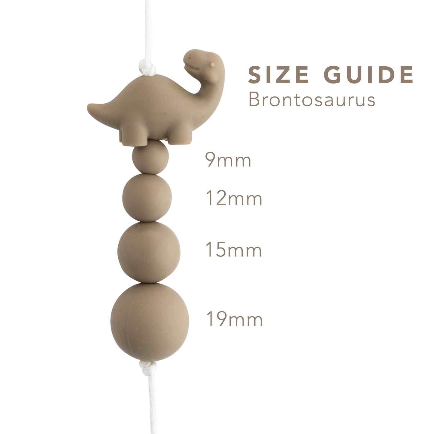 Cara & Co - Brontosaurus - Silicone Beads