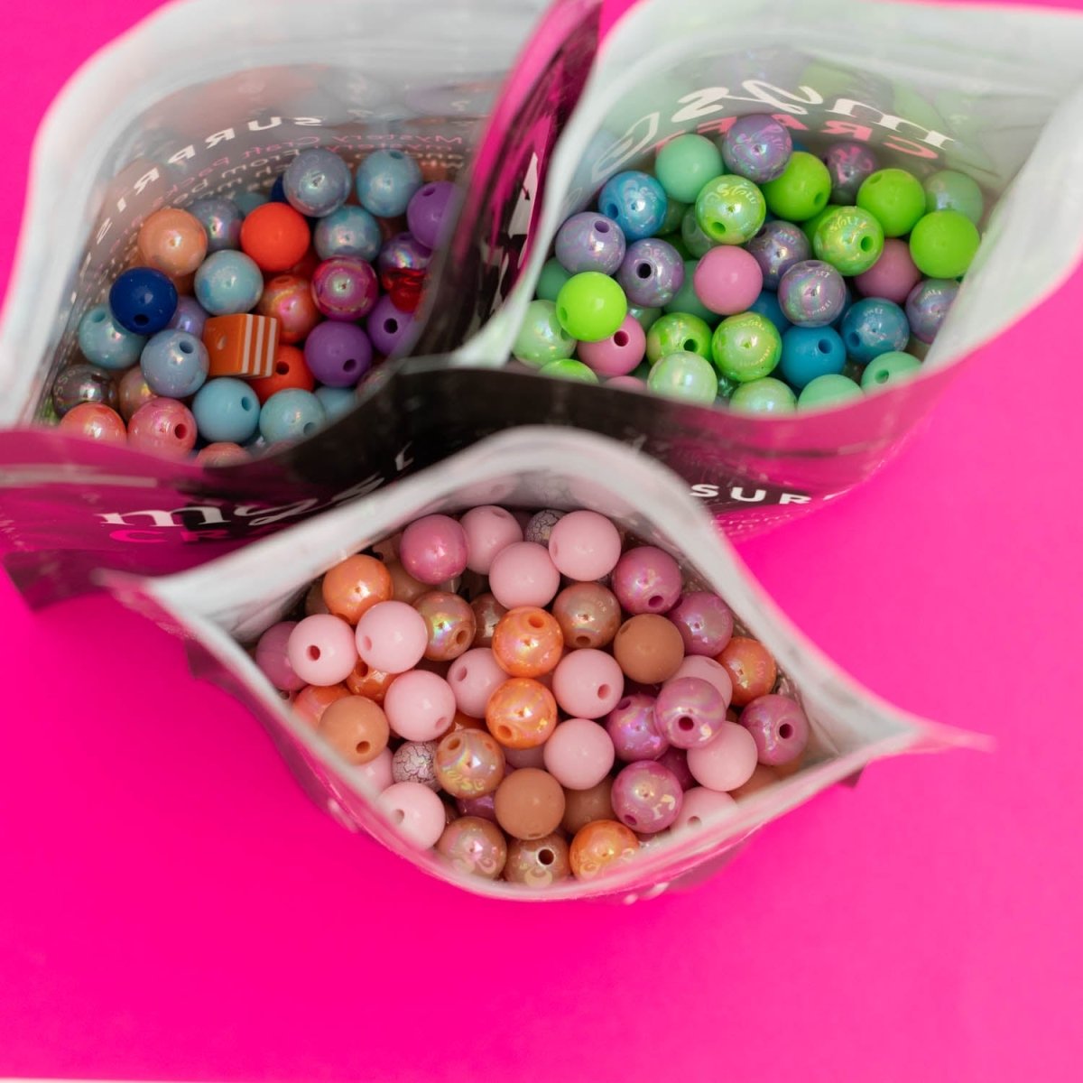 Acrylic Mystery Bead Packs