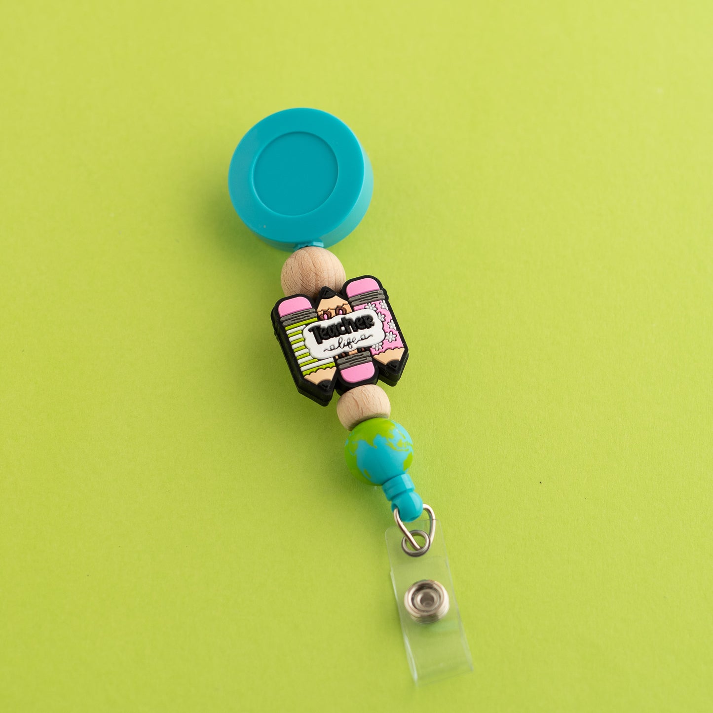 Teacher Life Silicone Focal Beads from Cara & Co Craft Supply