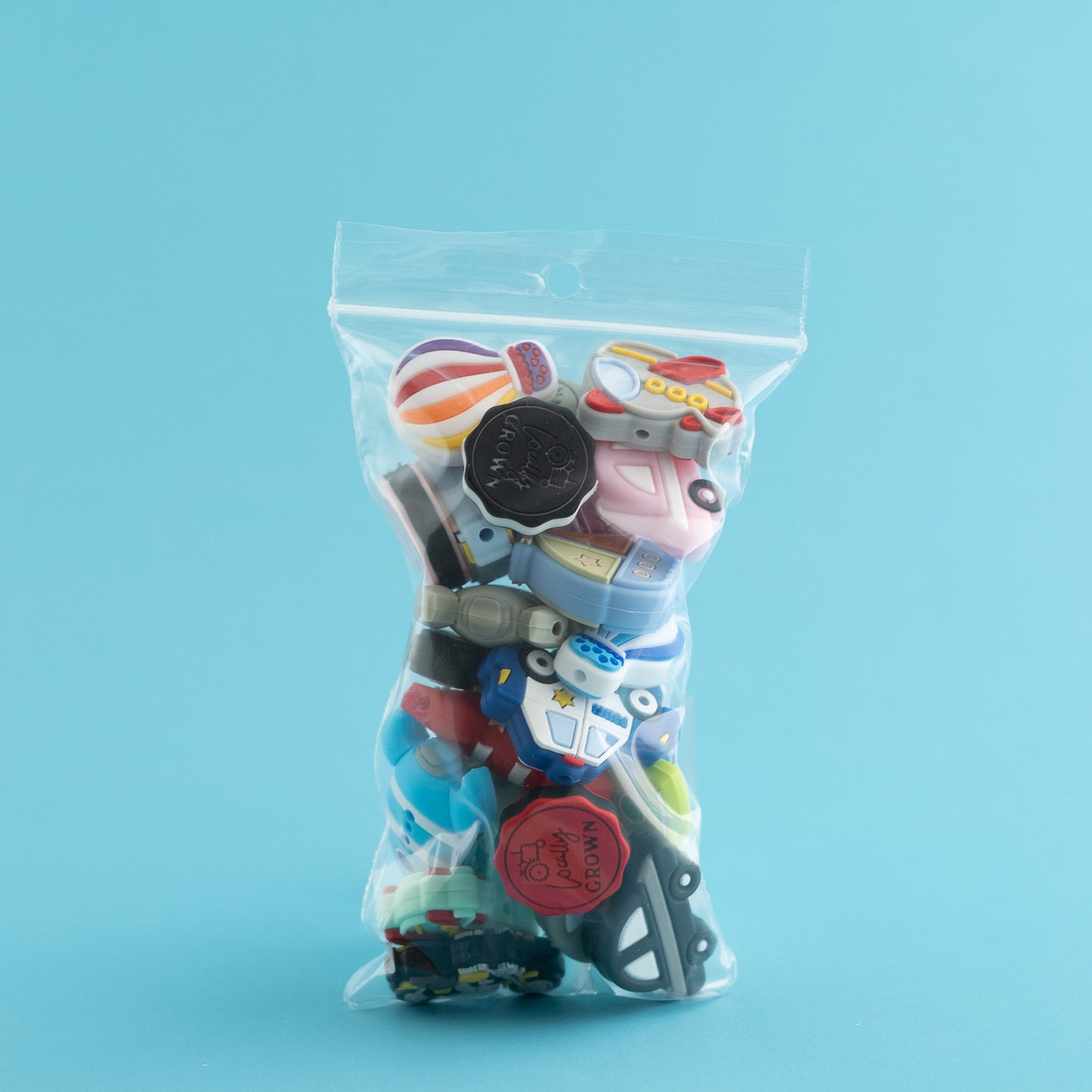 Vehicles Silicone Focal Bead Grab Bags from Cara & Co Craft Supply