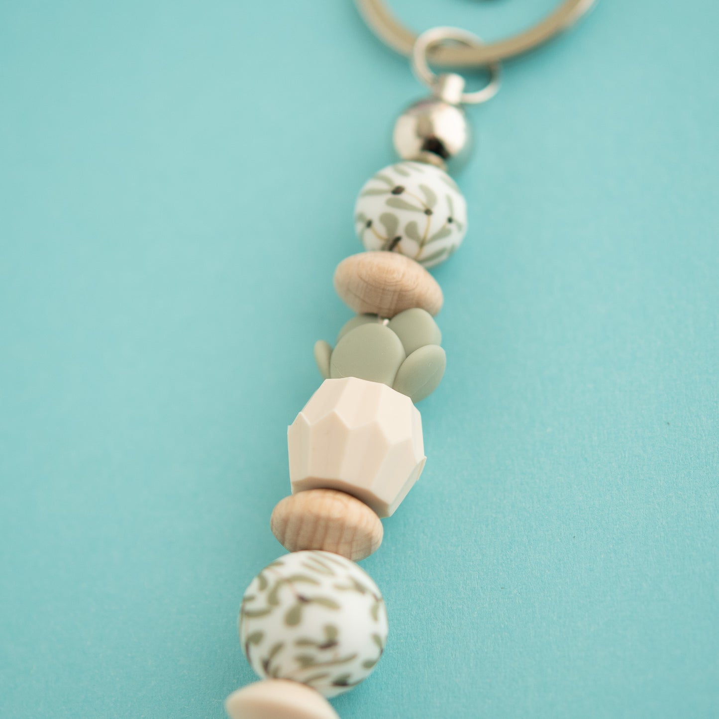 3D Succulent Silicone Focal Bead for crafting from Cara & Co Crafting Supplies