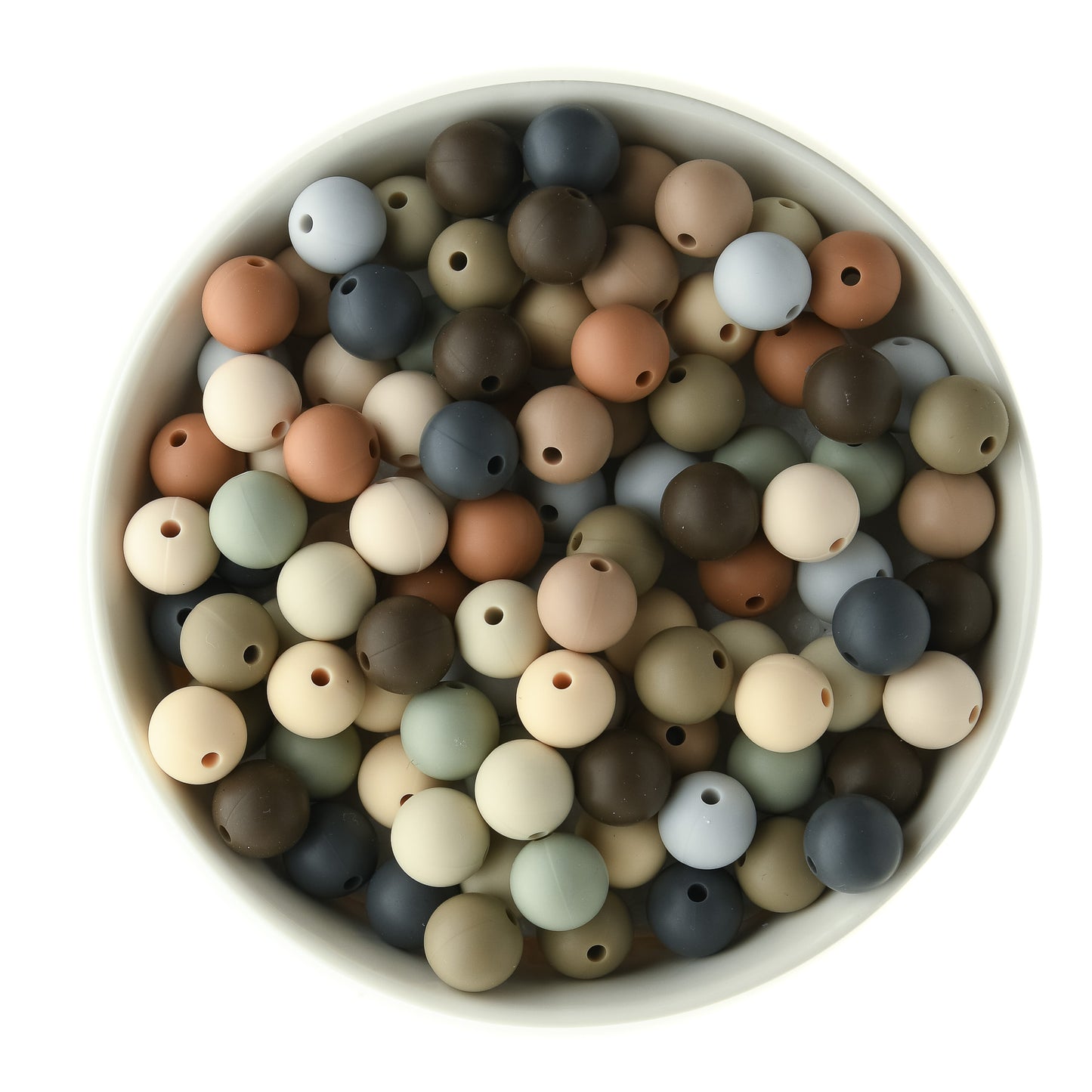 Creekbed 12mm Round Silicone Bead Packs