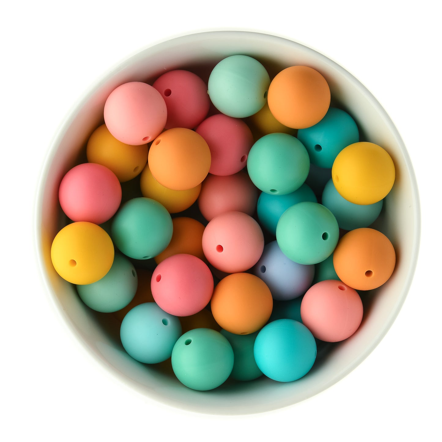 Tropical Island 19mm Round Silicone Bead Packs