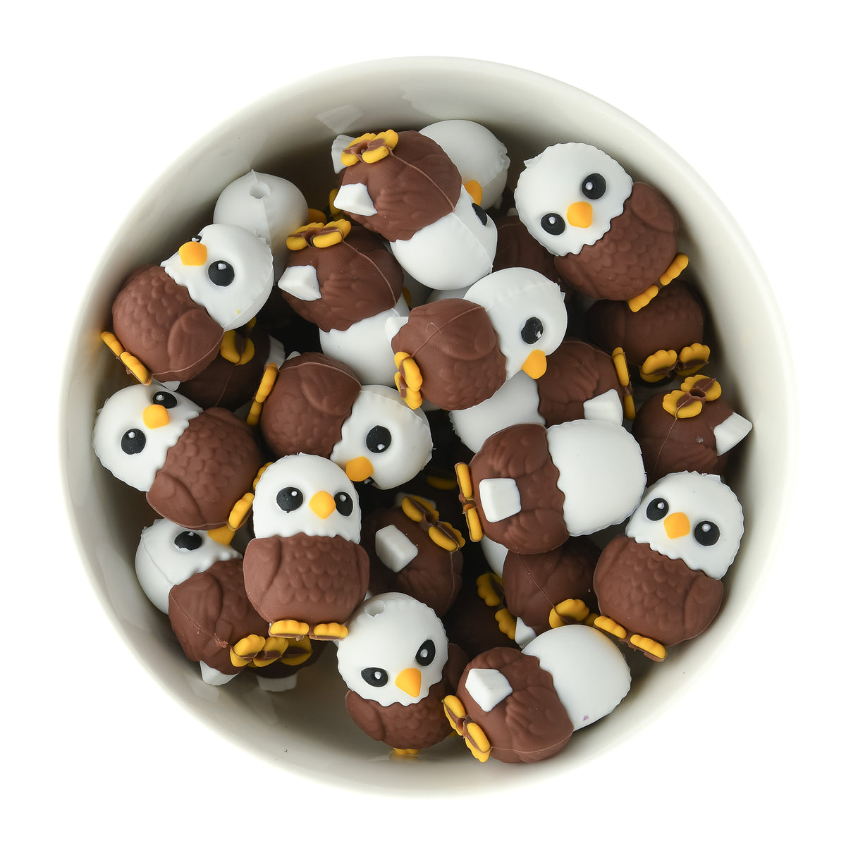 3D Eagle Silicone Focal Bead for silicone bead crafting from Cara & Co Craft Supply