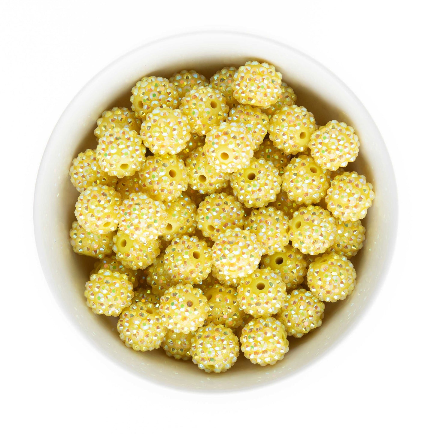 16mm Rhinestone Acrylic Round Beads