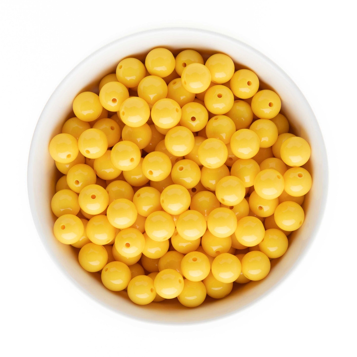 12mm Acrylic Solid Round Beads