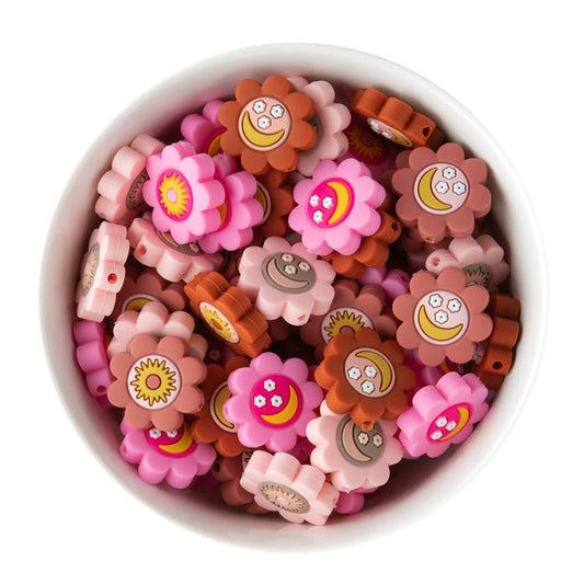 Silicone Beads - Boho Flower - Cara & Co