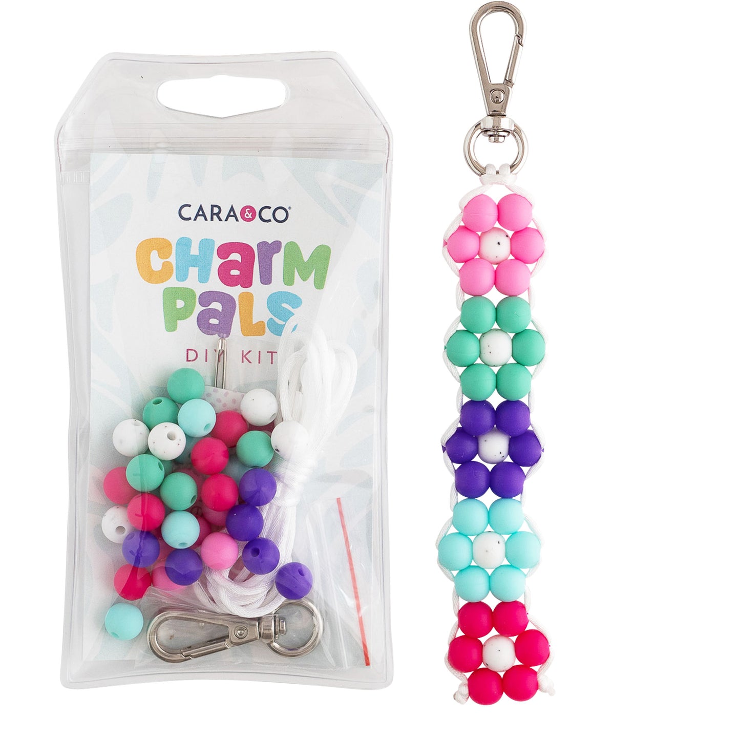 Blossom Pop Charm Pals DIY Kit with silicone beads
