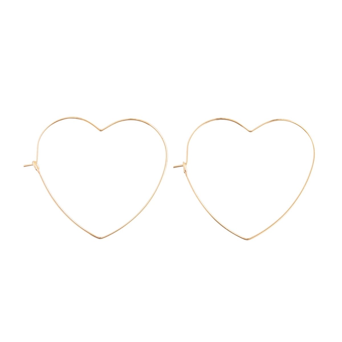 Heart Earrings from Cara & Co Craft Supply