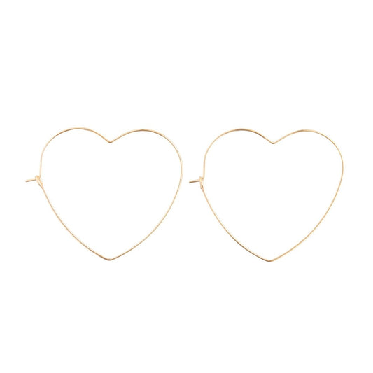 Heart Earrings from Cara & Co Craft Supply