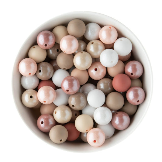 Antique Rose Opal Silicone Bead Packs