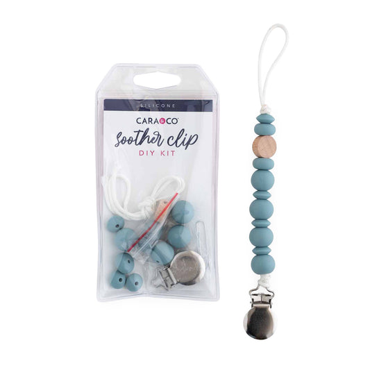 Silicone DIY Kits Spring Rain Pacifier Clip from Cara & Co Craft Supply