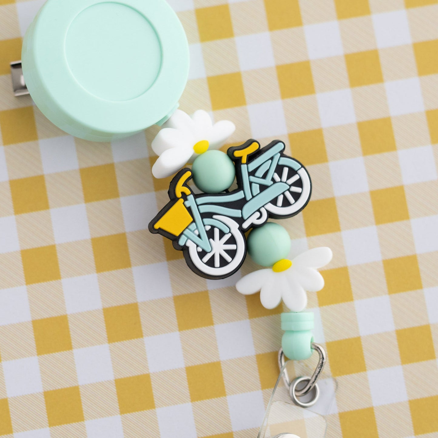 Shop the Image Spring Daisies Badge Reel from Cara & Co Craft Supply