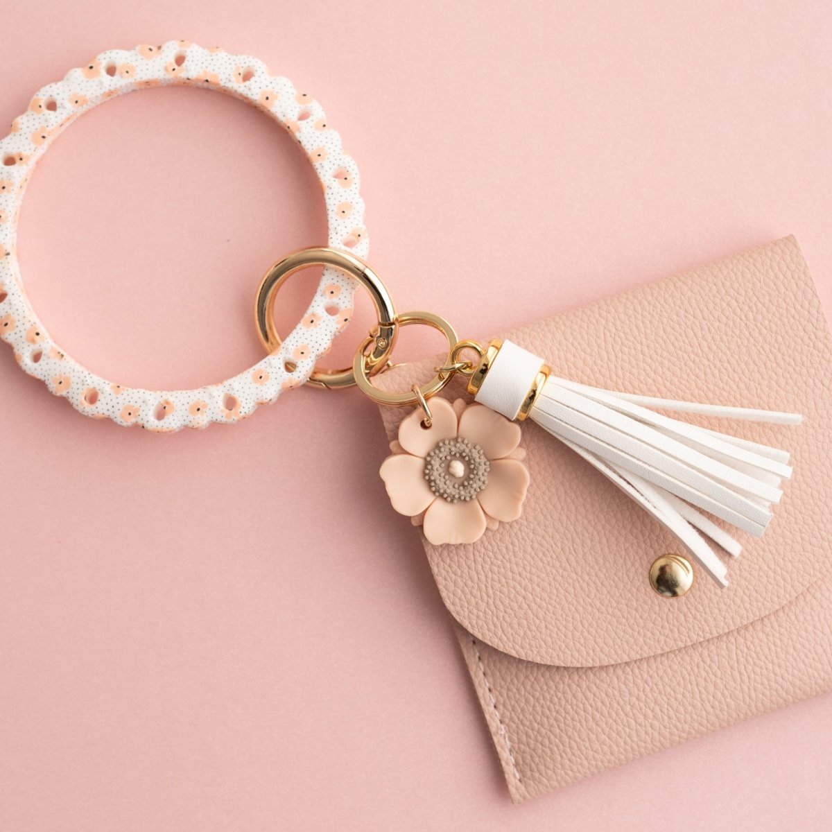 Shop the Image Perfectly Peachy Infinity Wristlet from Cara & Co Craft Supply
