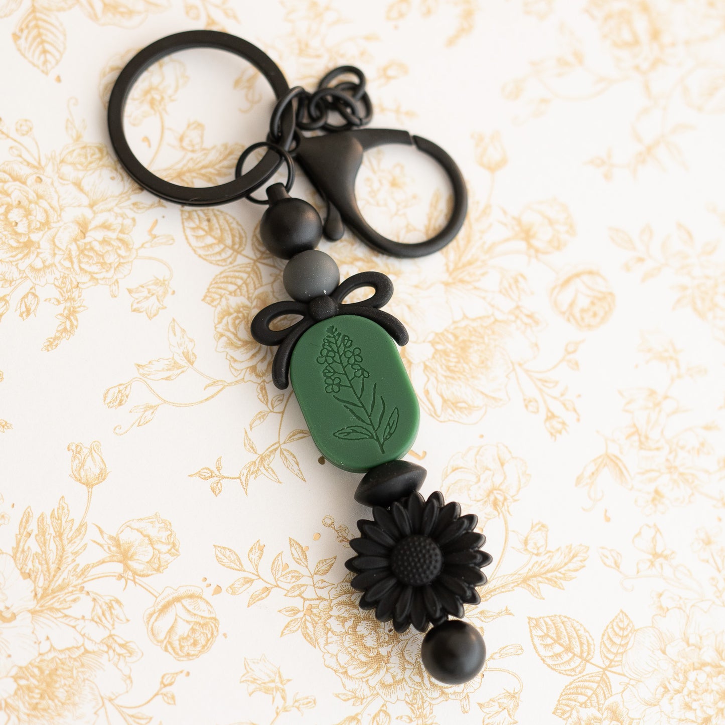 Shop the Image Midnight Meadow Keychain silicone Beads