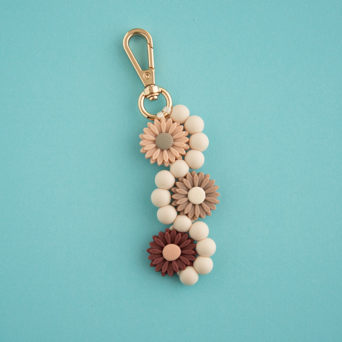 Shop The Image Keychain Muted Meadow Silicone Beads