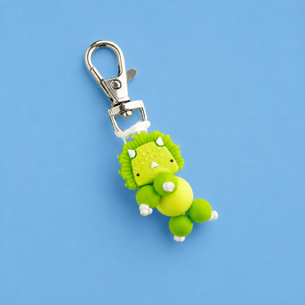 Spikey Dinosaur Zipper Pet Shop the Image for silicone bead crafting from cara & Co