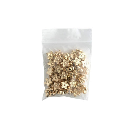 Accent Beads Gold Flowers from Cara & Co Craft Supply