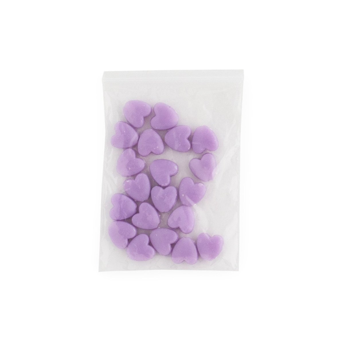 Accent Beads Hearts Mini Light Purple from Cara & Co Craft Supply