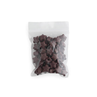 Accent Beads Matte Stars Port Wine from Cara & Co Craft Supply