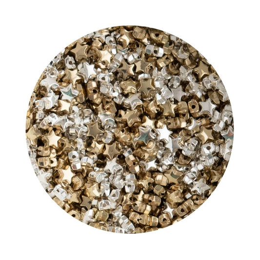 Accent Beads Micro Stars Gold from Cara & Co Craft Supply