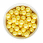Acrylic Round Beads AB Solid 16mm Yellow from Cara & Co Craft Supply