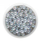 Acrylic Round Beads Clear Glitter 12mm White AB from Cara & Co Craft Supply
