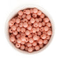 Acrylic Round Beads Matte Solid 12mm Grapefruit from Cara & Co Craft Supply