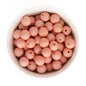 Acrylic Round Beads Matte Solid 16mm Grapefruit from Cara & Co Craft Supply