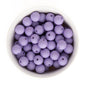Acrylic Round Beads Matte Solid 16mm Light Purple from Cara & Co Craft Supply