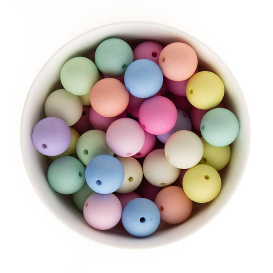 Acrylic Round Beads Matte Solid 20mm Bubblegum Pink from Cara & Co Craft Supply