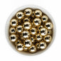 Acrylic Round Beads Metallic 20mm Gold from Cara & Co Craft Supply