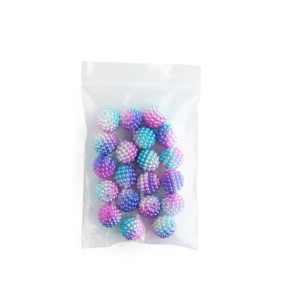 Acrylic Round Beads Ombre Pearl Berry Rhinestones 10mm Mermaid from Cara & Co Craft Supply