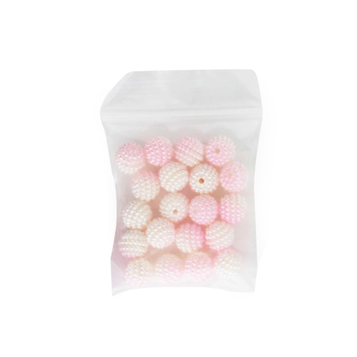 Acrylic Round Beads Ombre Pearl Berry Rhinestones 12mm Pink Pearl from Cara & Co Craft Supply