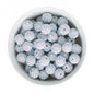 Acrylic Round Beads Rhinestone 16mm White AB from Cara & Co Craft Supply