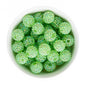 Acrylic Round Beads Rhinestone 20mm Chartreuse AB from Cara & Co Craft Supply