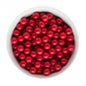 Acrylic Round Beads Solid 12mm Red from Cara & Co Craft Supply