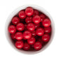 Acrylic Round Beads Solid 20mm Red from Cara & Co Craft Supply