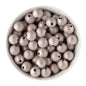 Acrylic Round Beads Stardust 16mm Champagne from Cara & Co Craft Supply