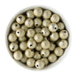 Acrylic Round Beads Stardust 16mm Gold from Cara & Co Craft Supply