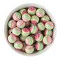 Acrylic Round Beads Striped 20mm Multi Stripes from Cara & Co Craft Supply