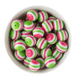 Acrylic Round Beads Striped 20mm Watermelon from Cara & Co Craft Supply