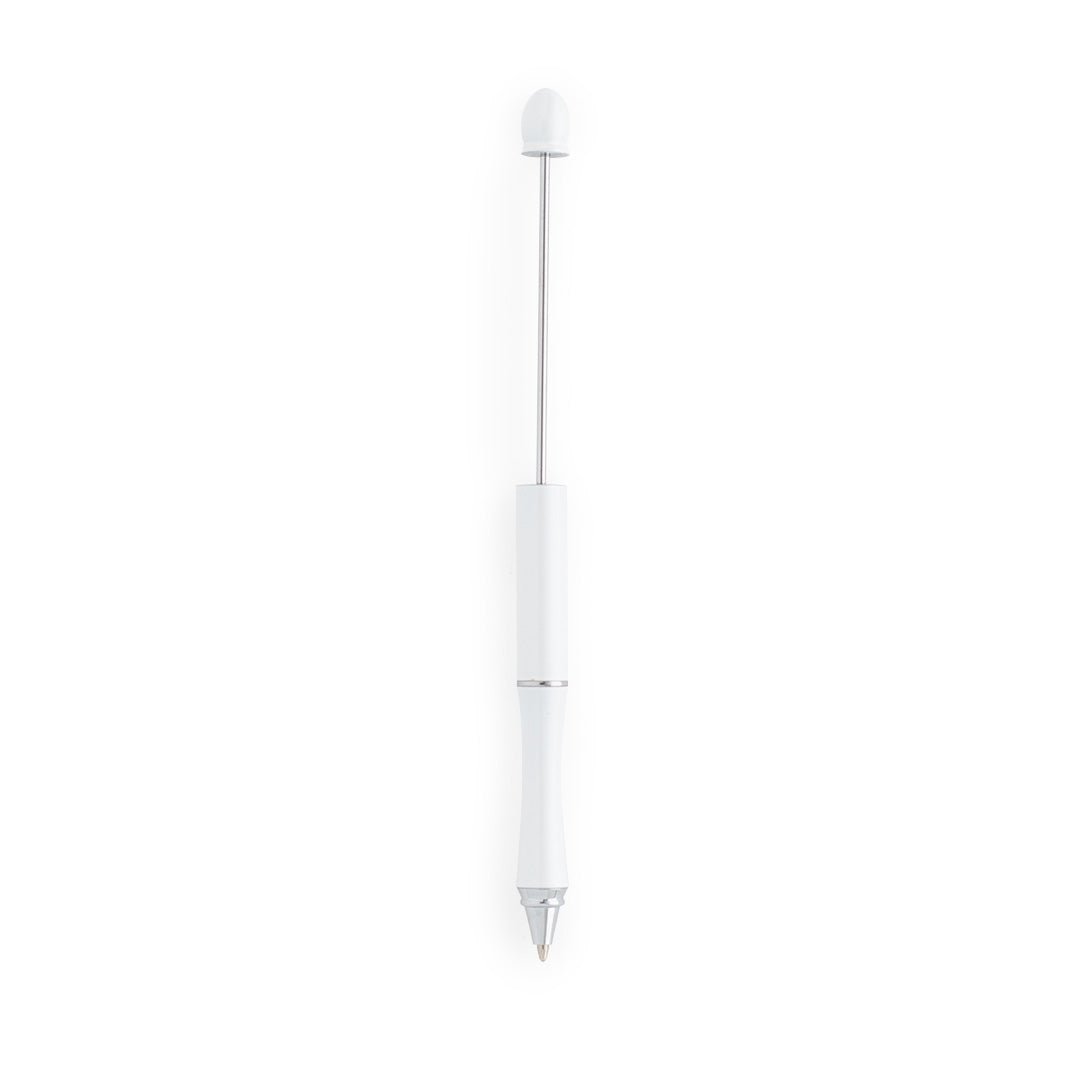 Beadables Metal Pens Metallic White from Cara & Co Craft Supply