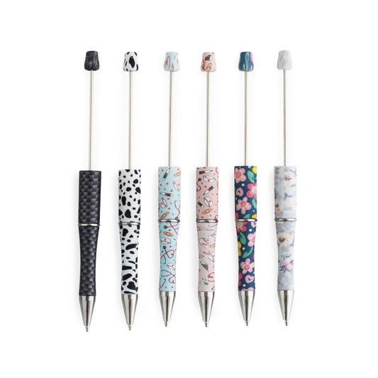 Beadables Pens - Plastic - Printed Carbon Fibre from Cara & Co Craft Supply