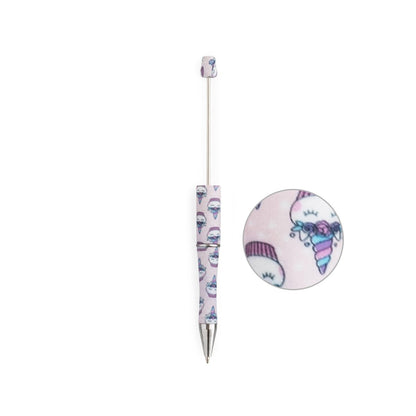 Beadables Pens - Plastic - Printed Unicorns from Cara & Co Craft Supply