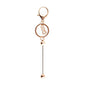 Beadables Premium Beadable Bar Keychains Soft Rose Gold from Cara & Co Craft Supply