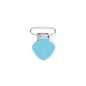 Clips Metal Hearts Aquamarine from Cara & Co Craft Supply